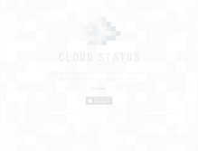 Tablet Screenshot of cloudstatusapp.com